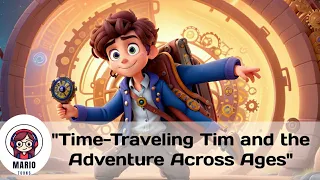 "Time-Traveling Tim and the Adventure Across Ages"| English cartoons |@mario toons English