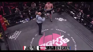 Jake Paul’s KOs Ben askren first round !