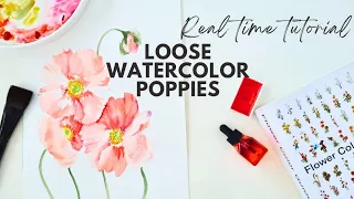 Spilling all my SECRETS to painting loose wild poppies!