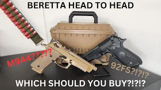 BERETTA M9A4 VS 92FS ... WHICH IS BETTER??? SIDE BY SIDE COMPARISON