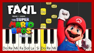 SUPER MARIO BROS - PIANO FÁCIL CON NOTAS