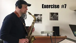 Basic Jazz Conception for Saxophone by Lennie Niehaus (Vol. 1) - Exercise #7