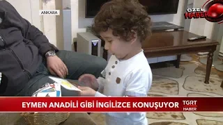 Minik Eymen Evde Kendi Kendine İngilizce Öğrendi