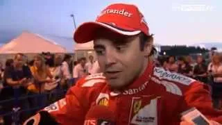 Interview with Felipe Massa after the race, Japanese GP 2012 (SKY)