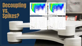 Decoupling a speaker from the floor. The Credo Audio "isolation base" [isolation vs. spikes]