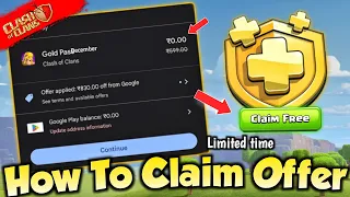 I Claim FREE GOLD PASS In Clash of Clans 🥰 | Step by step Guide | How to install Coc in Pc - Coc