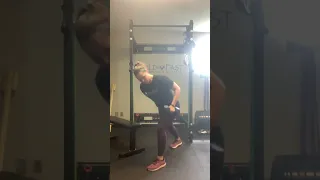 One Arm Row w/ Rotation in Runner’s Lunge