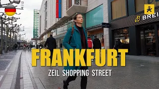 Frankfurt Walking Tour | Zeil Shopping Street | Germany