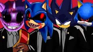 My Little Pony.EXE & Sonic.EXE & Dark Sonic.EXE & Metal Sonic - Coffin Dance Astronomia (COVER)