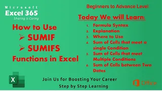 How to put Multiple Conditions on Summation with the help of SUMIF/SUMIFS | Excel VBA Academy