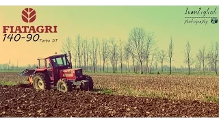 ARATURA 2016 | FIATAGRI 140-90 TURBO DT + MORO ARATRI 3 VOMERI | 1080p