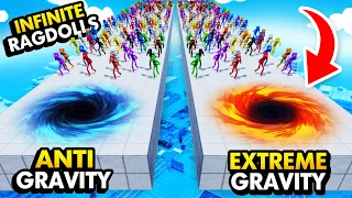 EXTREME GRAVITY vs ANTI GRAVITY With INFINITE RAGDOLLS (Fun With Ragdolls: The Game Funny Gameplay)