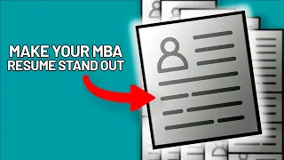 How To Write The BEST MBA Resume