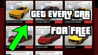 GET EVERY CAR FOR FREE IN GTA 5 ONLINE - NEW WORKING METHOD - FROZEN MONEY GLITCH