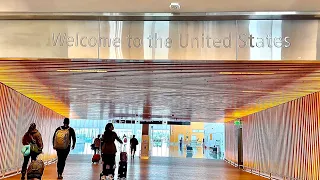 Landed AT SEATTLE TACOMA AIRPORT Walk Gate to Baggage to Immigration to Arrivals on June 2023 Seatac