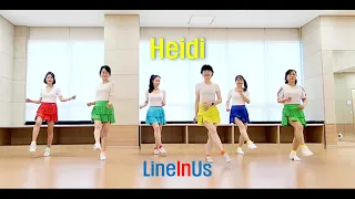 [초급] Heidi Line Dance (Dance & Count) [Lineinus]