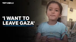 9-year-old Ghazal from besieged Gaza dreams of escaping war-torn Gaza for Türkiye