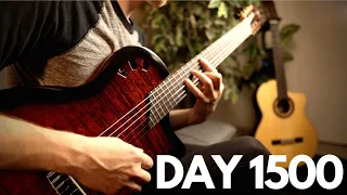 Day 1500 of playing guitar