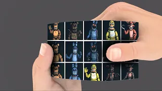 FNaF: Original Four - Characters Appearance Timeline | Flipbook