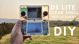 Nintendo DS LITE Clear shell Replacement DIY RETROMATA