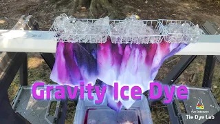 Tie Dye Designs : Gravity Ice Dye