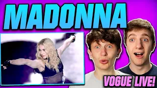 Madonna - 'Vogue' Live from the Sticky & Sweet Tour REACTION!!