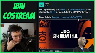 Caedrel Reacts To KOI & HERETICS Getting LEC Co-streams