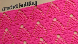 MOST Beautiful KNiTTiNG Model! Very easy crochet knitting pattern for Tunic, Runner, vest, shawl