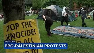Protesters gather at Drexel University campus, set up new encampment