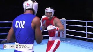 Semifinals (M80KG) BOYMATOV RAKHMATULLO (UZB) vs REYNOSO VALIENTE LUIS FRANK (CUB) | IBA YWBChs 2022