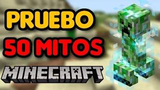 ¡Probé 50 Mitos de Minecraft Bedrock en 24 Horas!