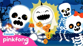Halloween Chumbala Cachumbala Chanson des Squelettes | +Comptines | Pinkfong Baby Shark en français