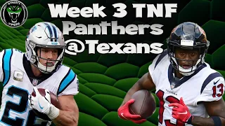 Viper Bytes: Week 3 TNF Preview Panthers vs Texans (2021)