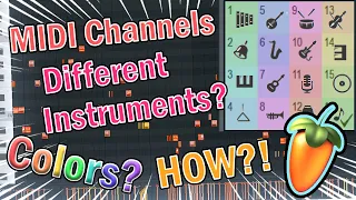 how to use midi channels for different instruments? midi channels explained