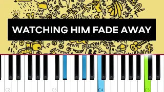 Mac DeMarco -   Watching Him Fade Away  (Piano Tutorial)