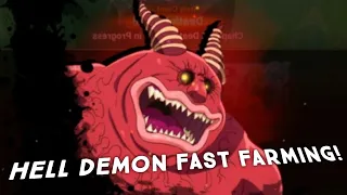 Hell Red Demon Best Characters & Fast 5 Minutes F2p Farming! - Seven Deadly Sins Grand Cross