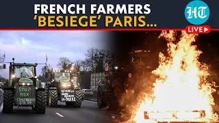 LIVE | French Farmers Park Tractors Across Highways Near Paris As Pressure Mounts On Macron