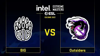 BIG vs Outsiders | Карта 1 Inferno | IEM Cologne 2022 Play-In - Upper