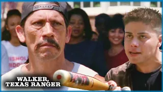 DANNY TREJO Talks Down Gang of Kids | Walker, Texas Ranger