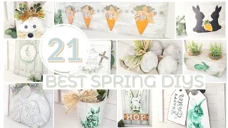 21 DOLLAR TREE EASTER  DIYS 2022| SPRING DIYS YOU SHOULD TRY|BEST EASTER CRAFT IDEAS