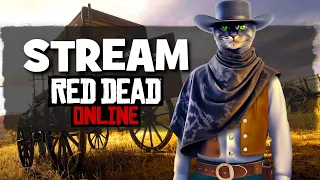 Grinding Bounty Hunter in Red Dead Online 🐱 Stream