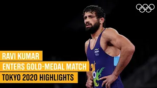 Ravi Kumar's incredible semi-final comeback to fight for gold | #Tokyo2020 Highlights