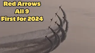 World Famous Red Arrows Back to 9 - First time 2024