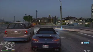 Driving Mercedes SL63 AMG 2022 in awesome Movie Like Graphics . GTA V Gameplay.