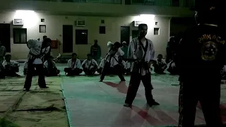 Combat Aikido Our colored-belt students testing against knife attacker