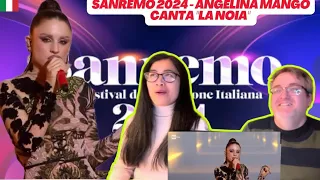 Sanremo 2024 - Angelina Mango canta "La noia" - 🇩🇰REACTION