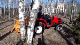 трактор Branson 3100h с почвофрезой от DELEKS
