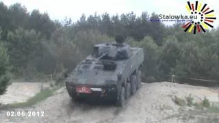 Przejazd Transportera ROSOMAK, Militariada Nowa Dęba 2012