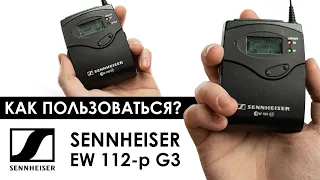 КАК ПОЛЬЗОВАТЬСЯ Петличной Радиосистемой Sennheiser EW 112-p G3 ? За 2 МИНУТЫ!