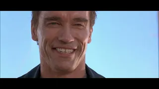 Terminator tries to smile